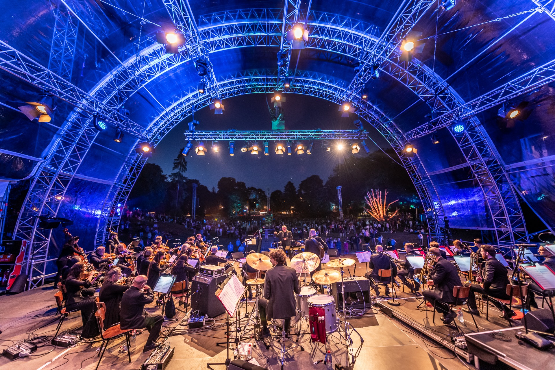 National Jazz Orchestra Luxembourg & Estro Armonico. on the Kinegswis 2019, Direction: Gast Waltzing © standart.lu